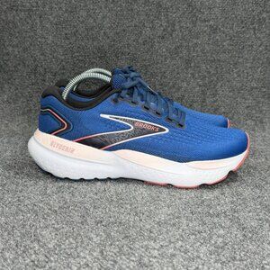 Brooks Glycerin GTS 21 Running Shoes Womens 10 Blue Icy Pink Athletic Run Train